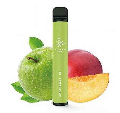 Kit Elf Bar Vape Pen 600 pufuri - Apple Peach