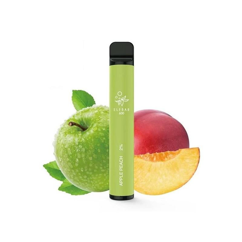 Kit Elf Bar Vape Pen 600 pufuri - Apple Peach Kit Elf Bar Vape Pen 600 pufuri - Apple Peach