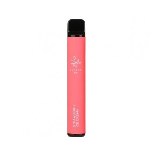 Kit Elf Bar Vape Pen 600 pufuri - Strawberry Ice Cream