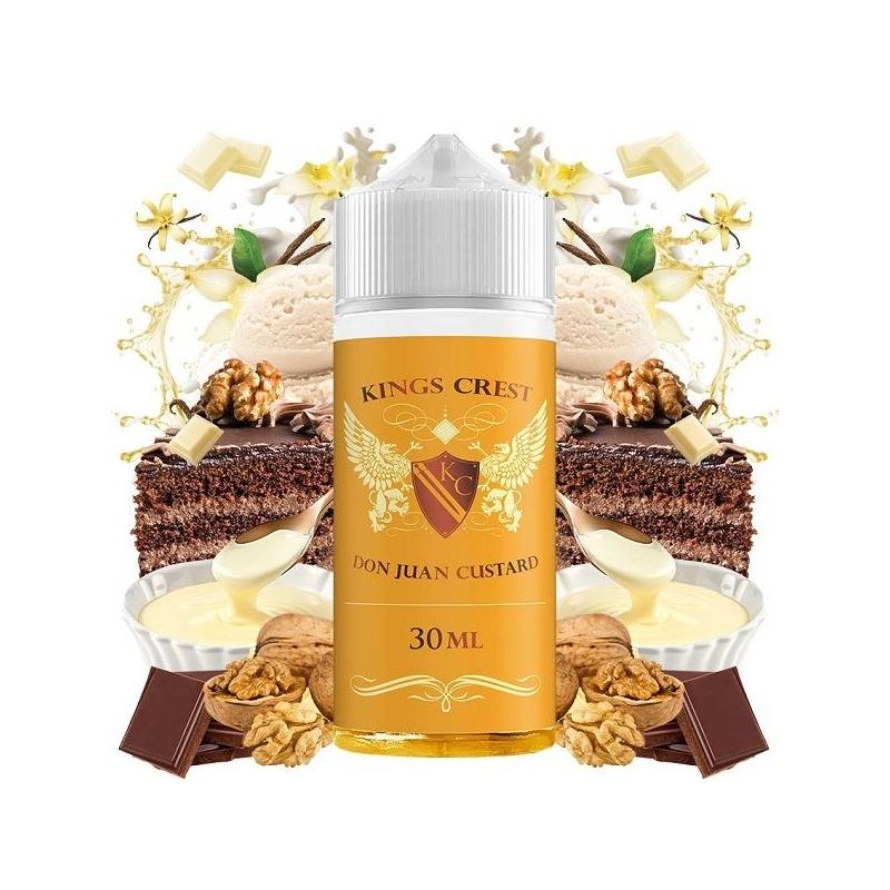 Lichid Longfill Kings Crest 30ml - Don Juan Custard Lichid Longfill Kings Crest 30ml - Don Juan Custard