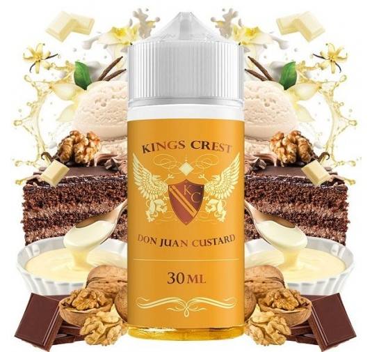 Lichid Longfill Kings Crest 30ml - Don Juan Custard