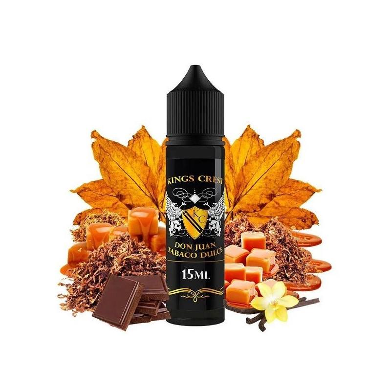 Lichid Longfill Kings Crest 15ml - Don Juan Tabaco Dulce Lichid Longfill Kings Crest 15ml - Don Juan Tabaco Dulce