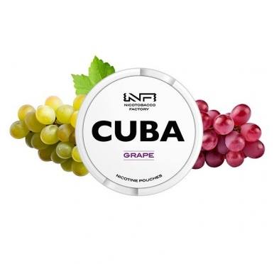 Pouch nicotina Cuba White - Grape