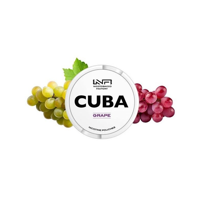 Pouch nicotina Cuba White - Grape