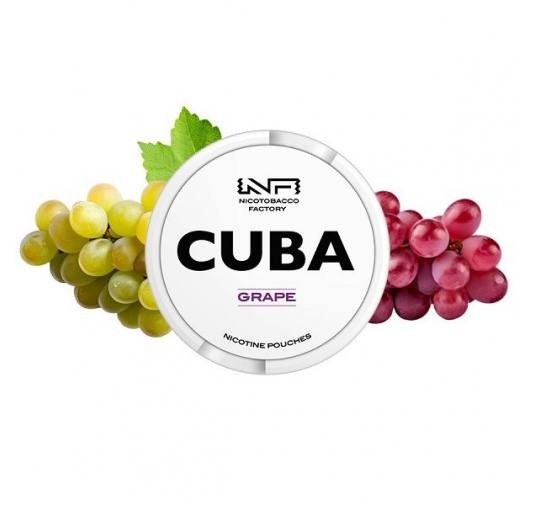 Pouch nicotina Cuba White - Grape
