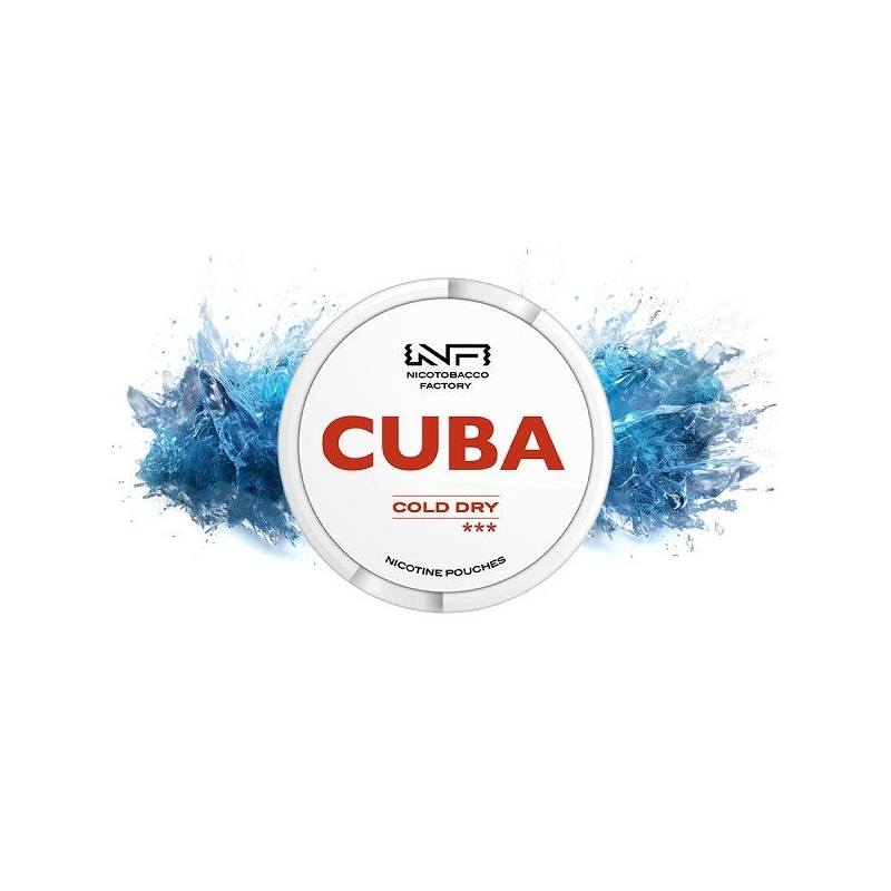 Pouch nicotina Cuba White - Cold Dry