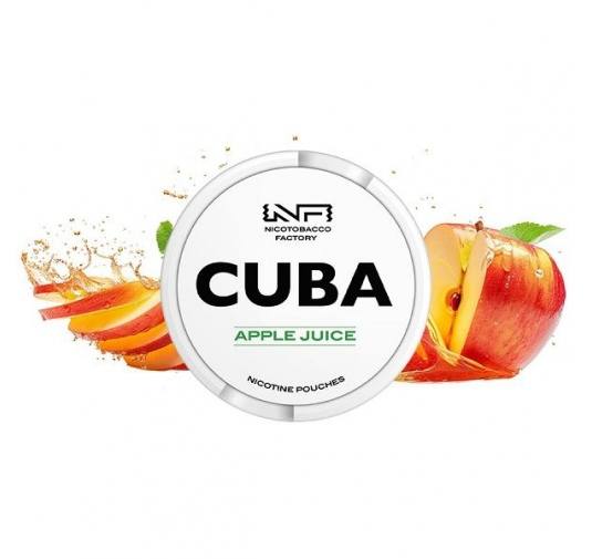 Pouch nicotina Cuba White - Apple Juice