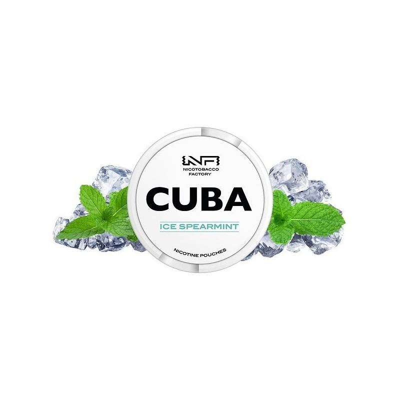 Pouch nicotina Cuba White - Ice Spearmint