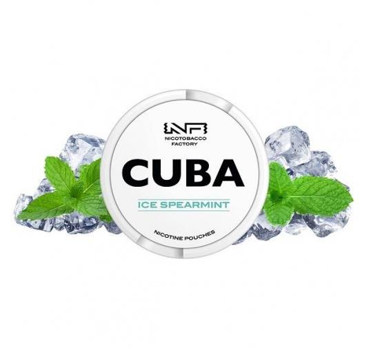 Pouch nicotina Cuba White - Ice Spearmint