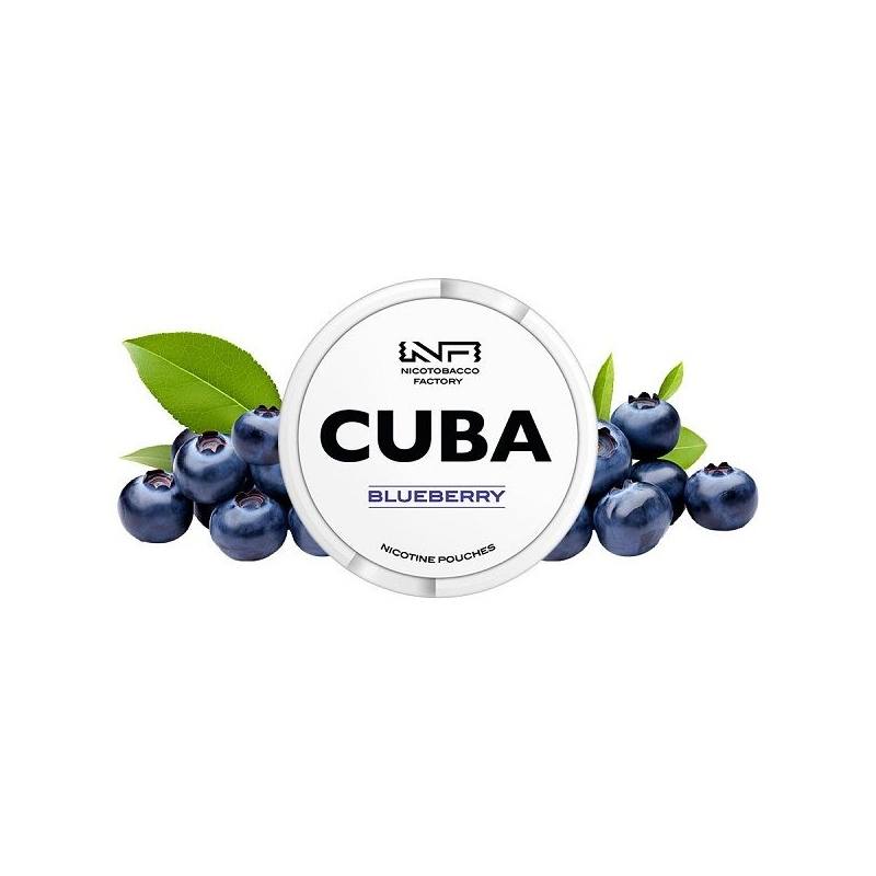 Pouch nicotina Cuba White - Blueberry