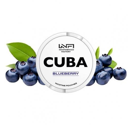 Pouch nicotina Cuba White - Blueberry