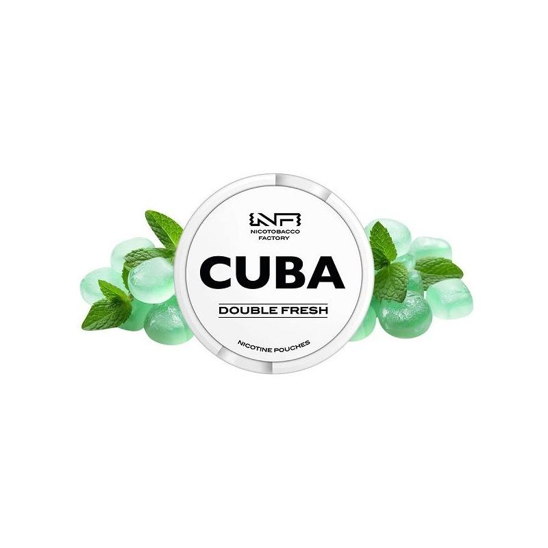 Pouch nicotina Cuba White - Double Fresh