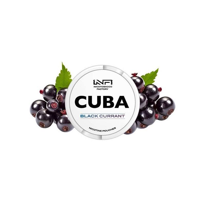 Pouch nicotina Cuba White - Black Currant