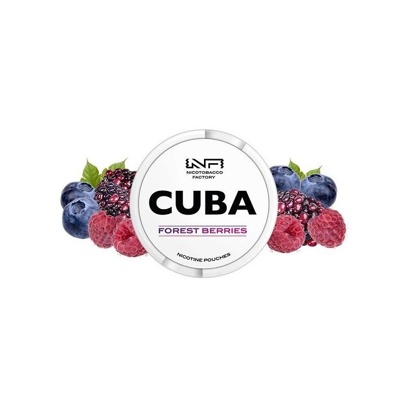 Pouch nicotina Cuba White - Forest Berries