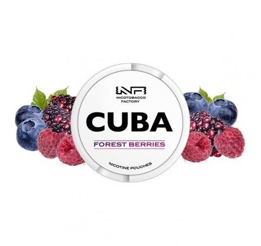 Pouch nicotina Cuba White - Forest Berries