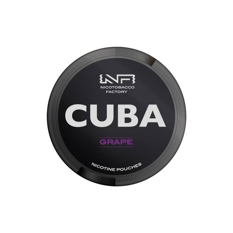 Pouch nicotina Cuba Black - Grape