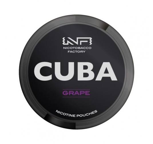 Pouch nicotina Cuba Black - Grape