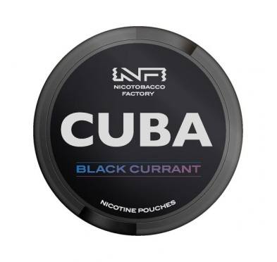 Pouch nicotina Cuba Black - Blackcurrant