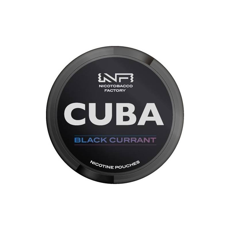 Pouch nicotina Cuba Black - Blackcurrant