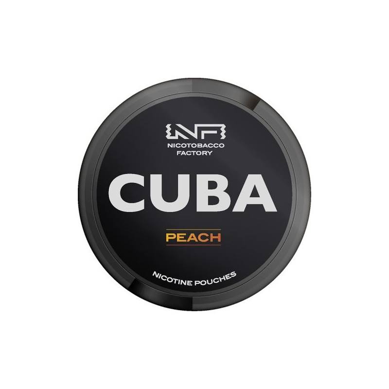 Pouch nicotina Cuba Black - Peach