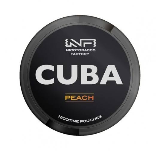 Pouch nicotina Cuba Black - Peach