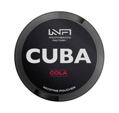 Pouch nicotina Cuba Black - Cola
