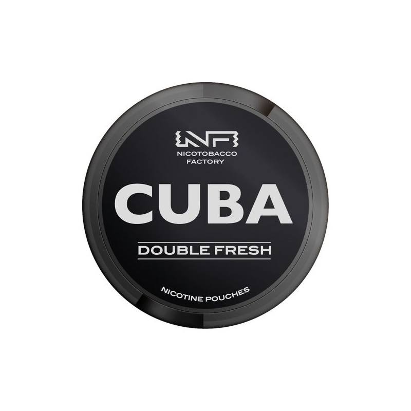 Pouch nicotina Cuba Black - Double Fresh