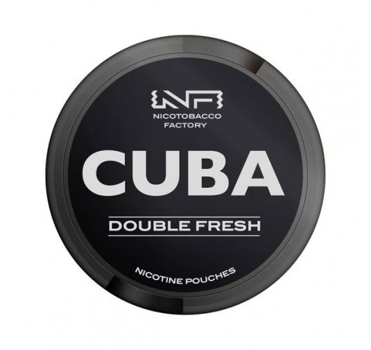 Pouch nicotina Cuba Black - Double Fresh