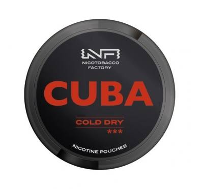Pouch nicotina Cuba Black - Cold Dry