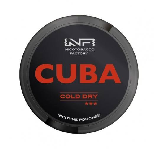 Pouch nicotina Cuba Black - Cold Dry