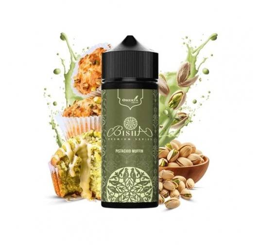 Lichid Longfill Bisha by Omerta 20ml - Pistachio Muffin