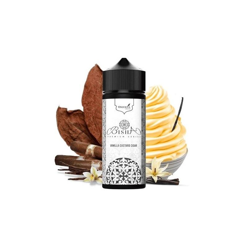 Lichid Longfill Bisha by Omerta 20ml - Vanilla Custard Cigar Lichid Longfill Bisha by Omerta 20ml - Vanilla Custard Cigar