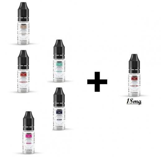 Pachet 5+1 Lichid Smokemania 10ml - 18mg