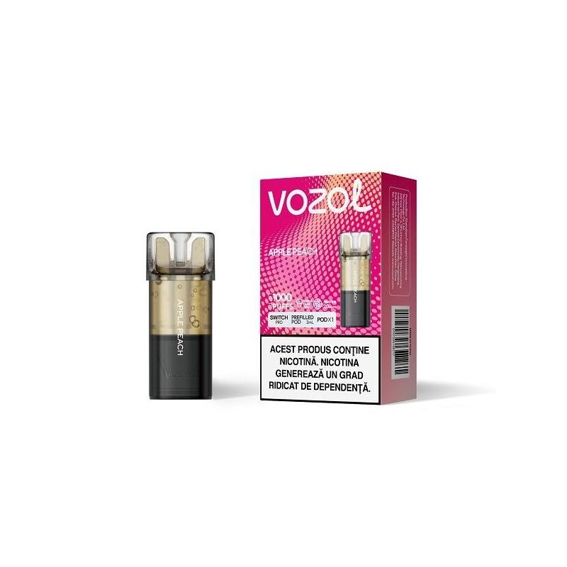 Cartus Vozol Switch Pro 1000 pufuri 20mg - Apple Peach Cartus Vozol Switch Pro 1000 pufuri 20mg - Apple Peach