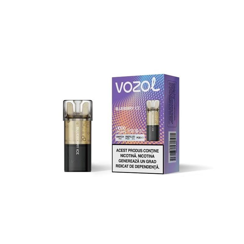 Cartus Vozol Switch Pro 1000 pufuri 20mg - Blueberry Ice Cartus Vozol Switch Pro 1000 pufuri 20mg - Blueberry Ice