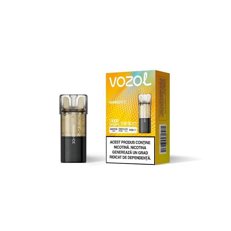 Cartus Vozol Switch Pro 1000 pufuri 20mg - Mango Ice Cartus Vozol Switch Pro 1000 pufuri 20mg - Mango Ice
