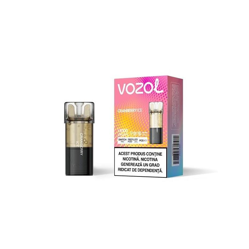 Cartus Vozol Switch Pro 1000 pufuri 20mg - Cranberry Ice Cartus Vozol Switch Pro 1000 pufuri 20mg - Cranberry Ice