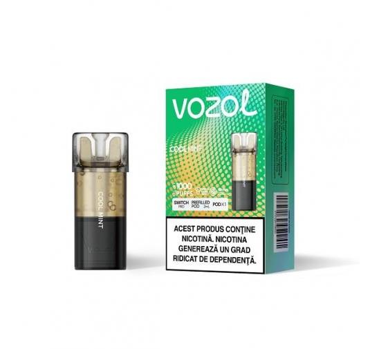 Cartus Vozol Switch Pro 1000 pufuri 20mg - Cool Mint