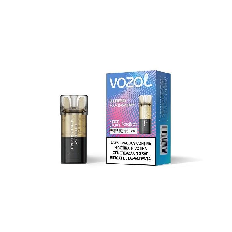 Cartus Vozol Switch Pro 1000 pufuri 20mg - Blueberry Sour Raspberry Cartus Vozol Switch Pro 1000 pufuri 20mg - Blueberry Sour Raspberry