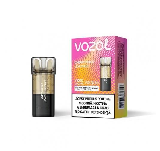 Cartus Vozol Switch Pro 1000 pufuri 20mg - Cherry Peach Lemonade