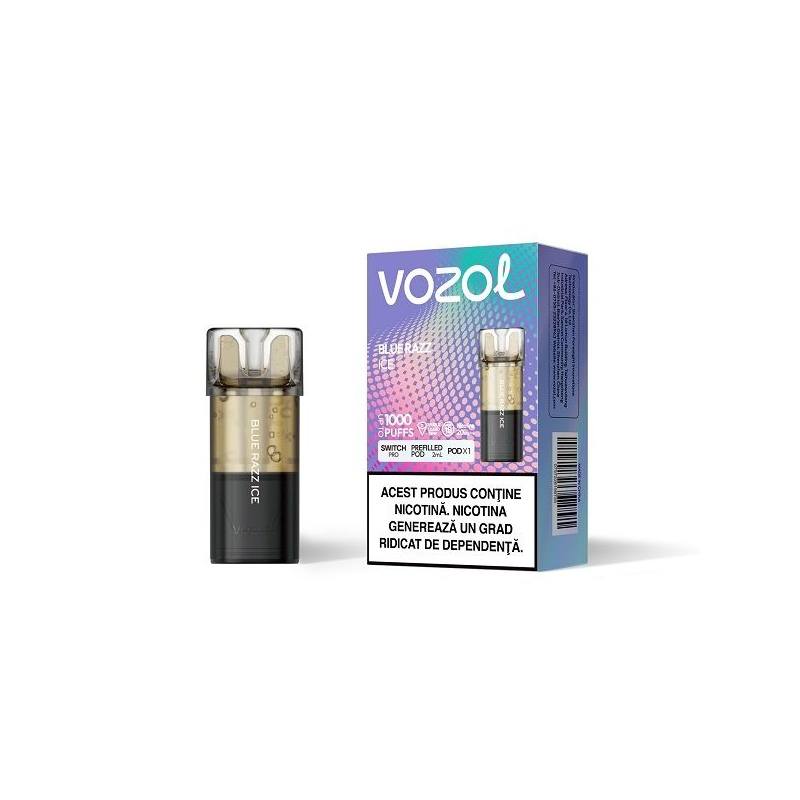 Cartus Vozol Switch Pro 1000 pufuri 20mg - Blue Razz Ice Cartus Vozol Switch Pro 1000 pufuri 20mg - Blue Razz Ice
