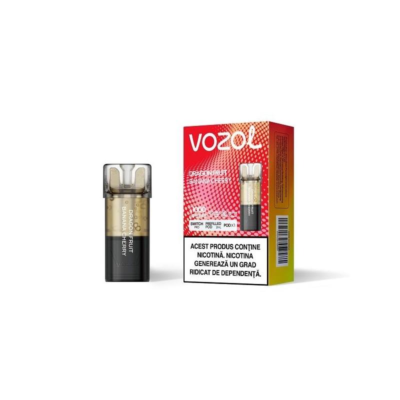 Cartus Vozol Switch Pro 1000 pufuri 20mg - Dragon Fruit Banana Cherry Cartus Vozol Switch Pro 1000 pufuri 20mg - Dragon Fruit Banana Cherry