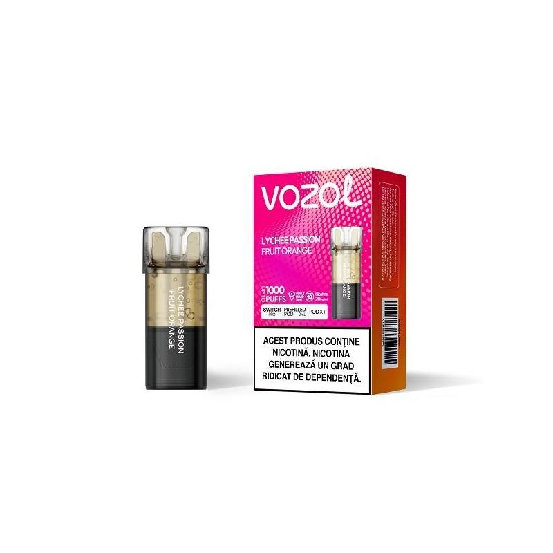 Cartus Vozol Switch Pro 1000 pufuri 20mg - Lychee Passion Fruit Orange