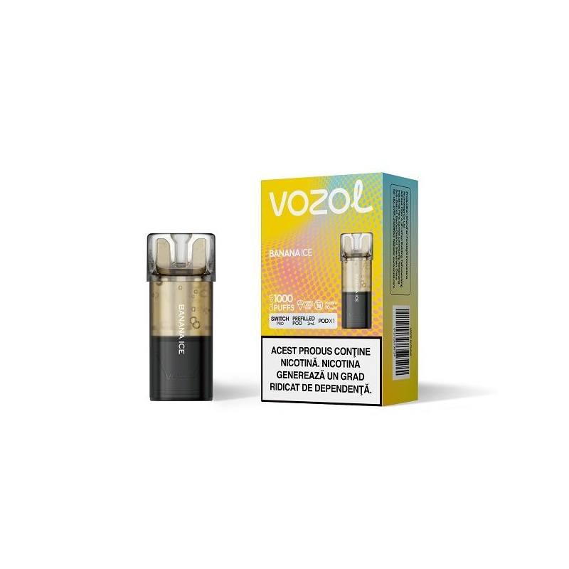 Cartus Vozol Switch Pro 1000 pufuri 20mg - Banana Ice Cartus Vozol Switch Pro 1000 pufuri 20mg - Banana Ice