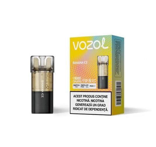 Cartus Vozol Switch Pro 1000 pufuri 20mg - Banana Ice
