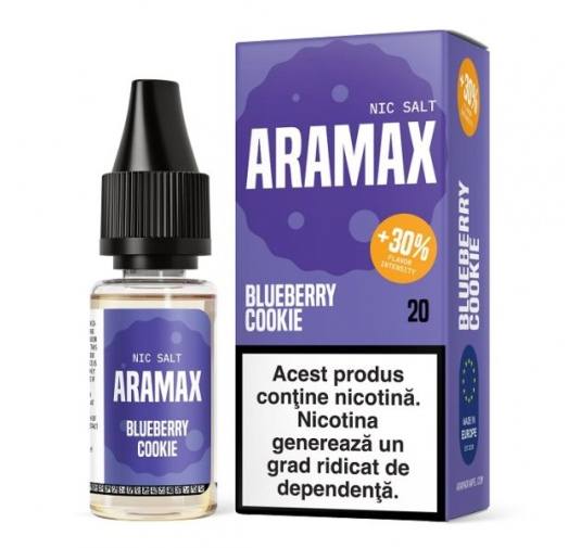 Lichid Aramax Salt 10ml - Blueberry Cookie