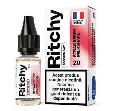 Lichid Ritchy Salt 10ml - Strawberry Milkshake