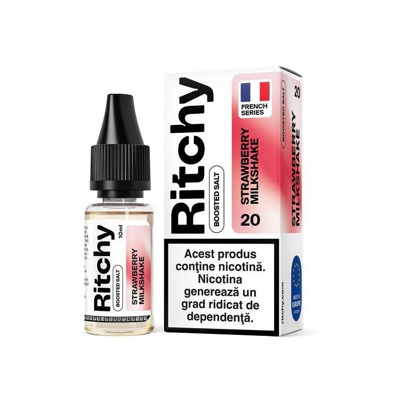 Lichid Ritchy Salt 10ml - Strawberry Milkshake Lichid Ritchy Salt 10ml - Strawberry Milkshake