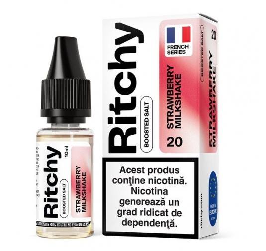 Lichid Ritchy Salt 10ml - Strawberry Milkshake