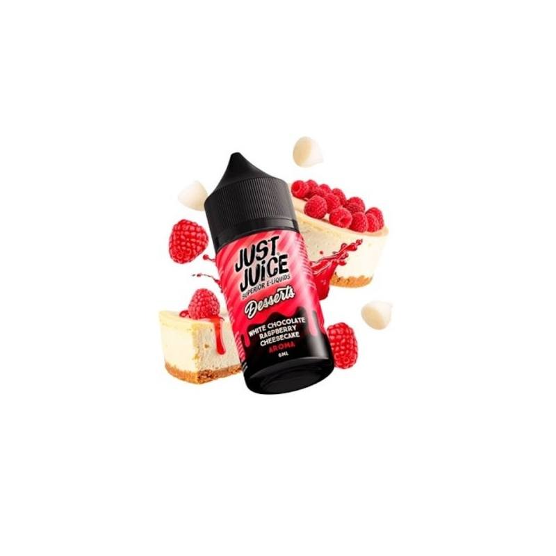Lichid Longfill Just Juice Desserts 6ml - White Chocolate Raspberry Cheesecake Lichid Longfill Just Juice Desserts 6ml - White Chocolate Raspberry Cheesecake